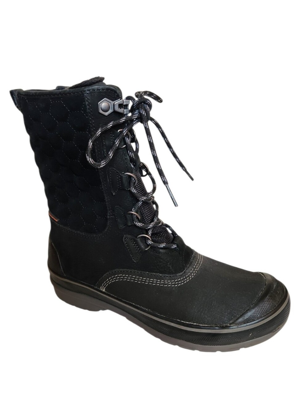 Clarks Outdoor Muckers Quilted Lace Up Waterproof Boots Black Size 8M